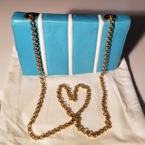 Escada Turquoise Purse/Hand Bag
